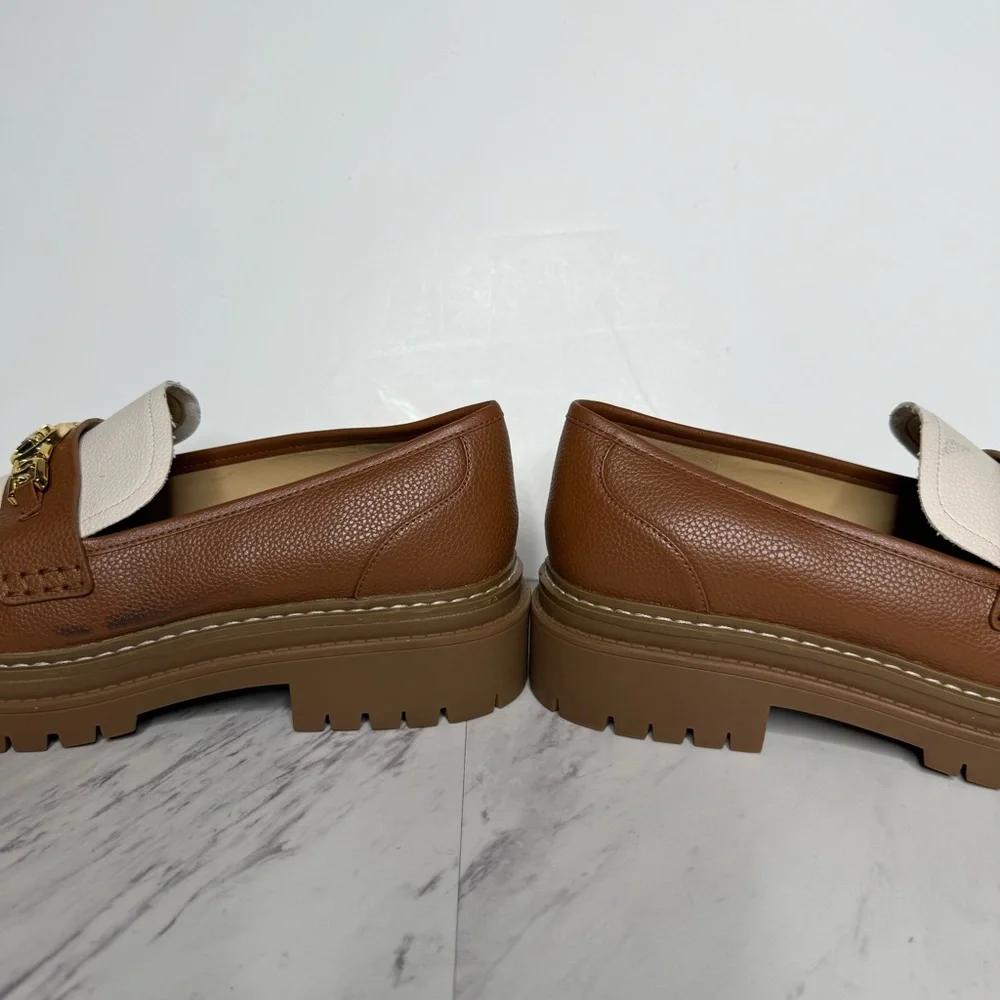 Michael Kors Brown Lug Sole Chunky Loafer 9M - Picture 8 of 16